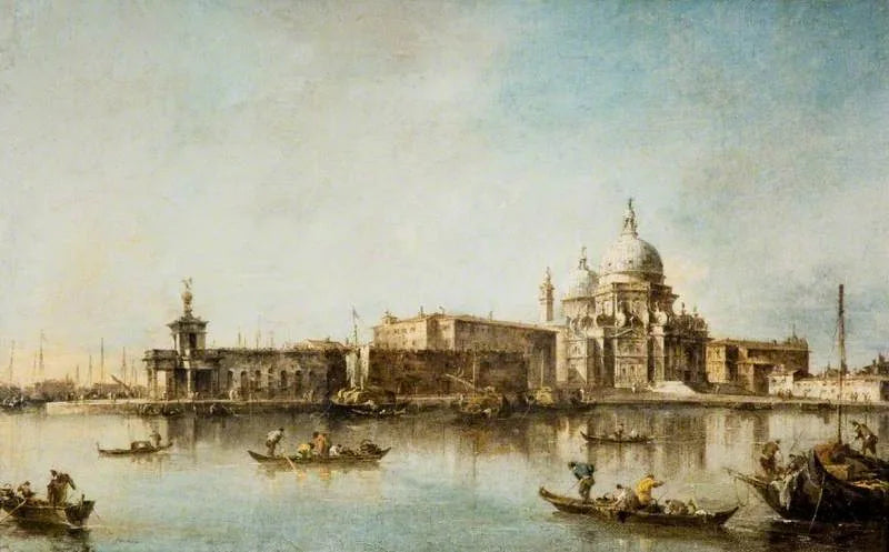 Venetsia - Santa Maria delle Salute ja Dogma - Francesco Guardi