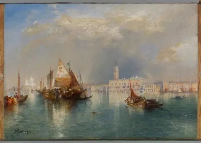Venise - Thomas Moran image 1 copie de tableau peinte à la main