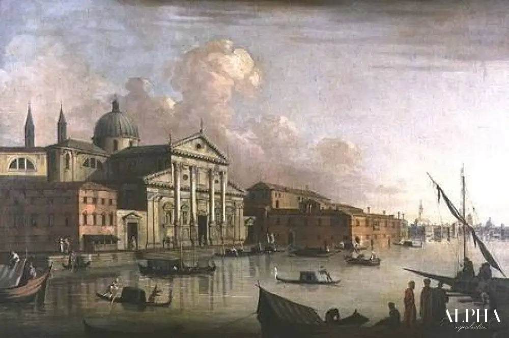 Venise : Vue de San Giorgio Maggiore (paire de 63930) - Giovanni Antonio Canal - Reproductions de tableaux et peintures haut de gamme