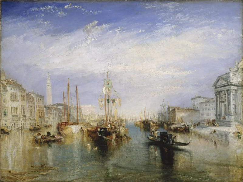 Venetsia, näkymä Madonna della Saluten kuistilta - J. M. W. Turner