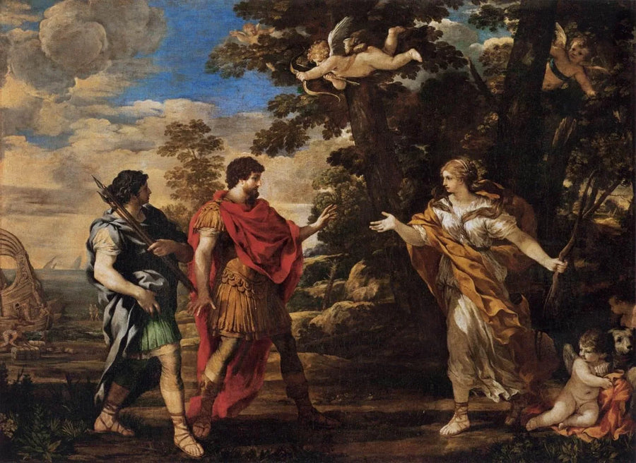 Venus ilmestyy Aeneasille - Pietro da Cortona