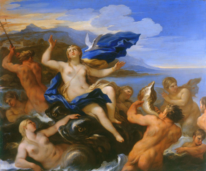 Venus oppii Cupidon kärsimyksen - Luca Giordano