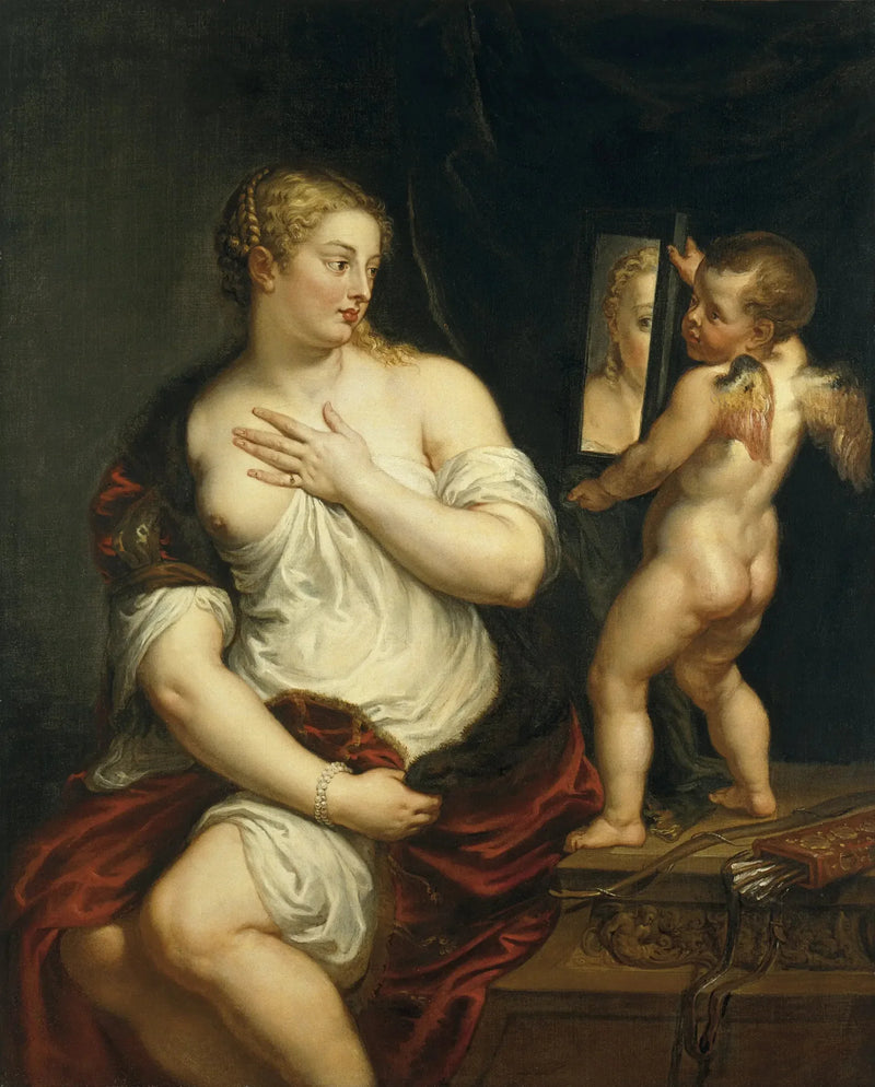 Venus peilissä - Peter Paul Rubens