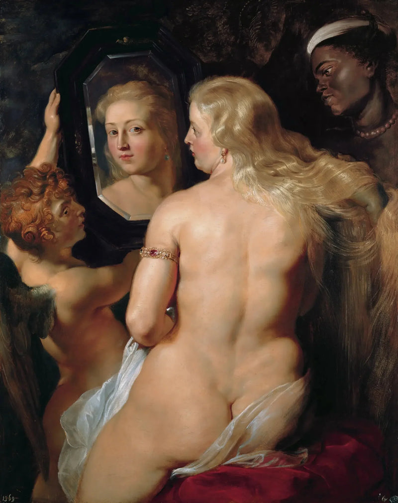Venus peilissä - Peter Paul Rubens