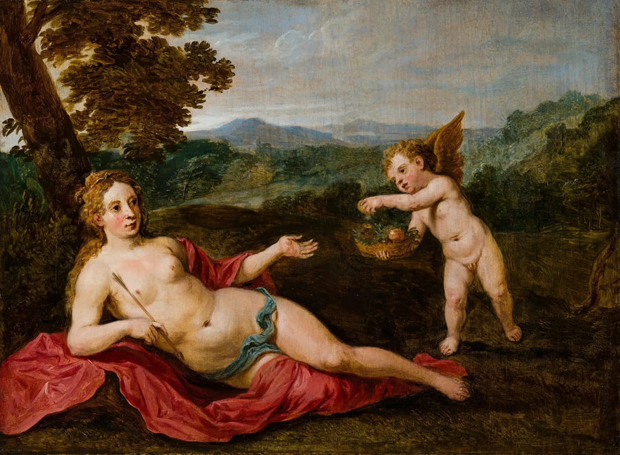 Venus ja Cupido - David Teniers nuorempi