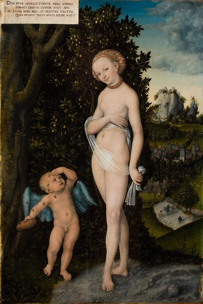 Venus ja Kupidon hunajaa varastava - Lucas Cranach vanhempi