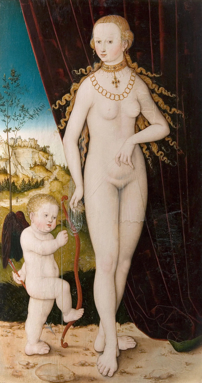 Venus ja Kupidon - Lucas Cranach vanhempi