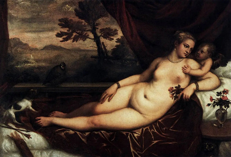 Venus ja Cupido - Titian