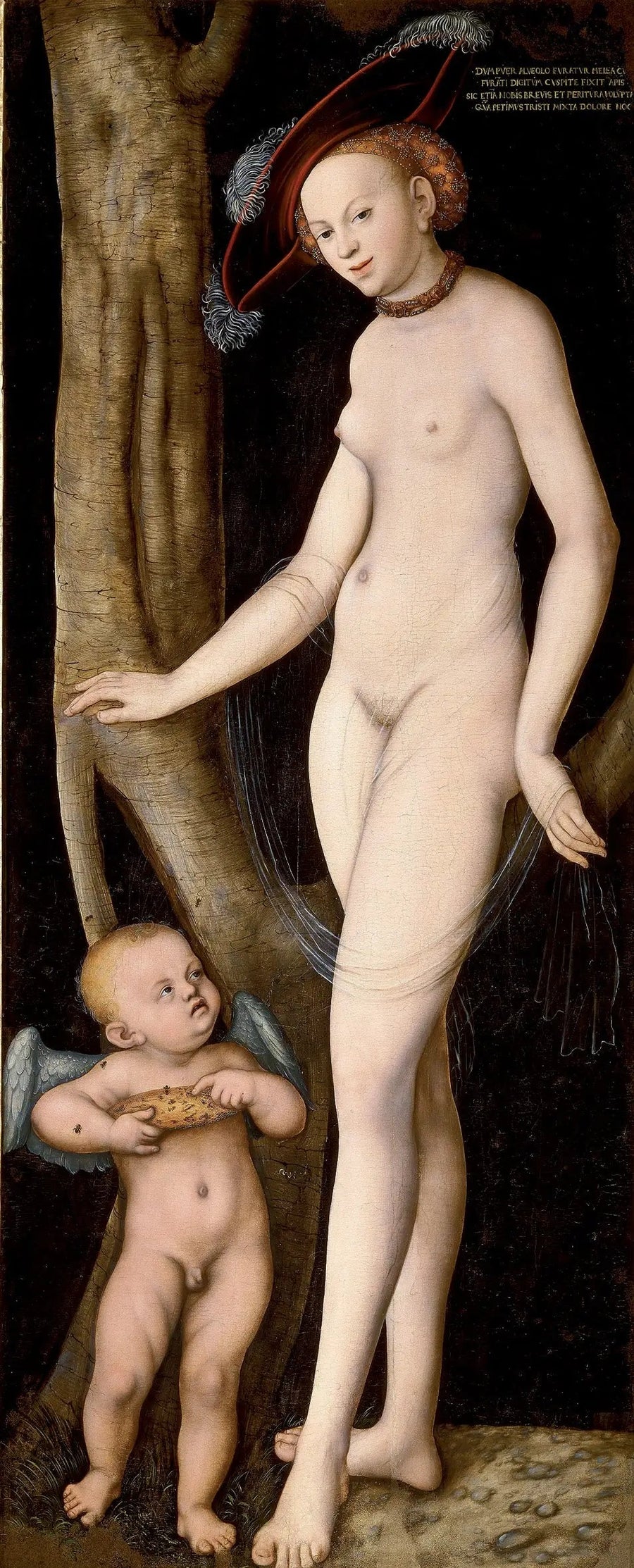 Venus ja Kupidon hunajaa varastava - Lucas Cranach vanhempi