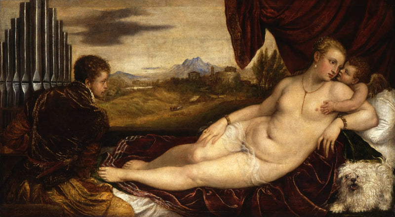 Venus ja urkuri - Titian