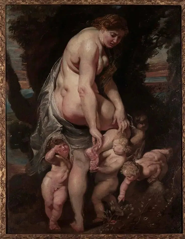 Venus haavoittunut piikistä - Peter Paul Rubens