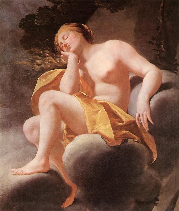 Uninen Venus pilvien päällä - Simon Vouet