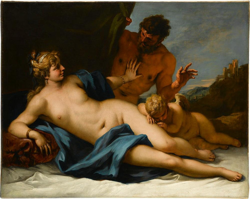 Venus yllättää satyyri - Sebastiano Ricci