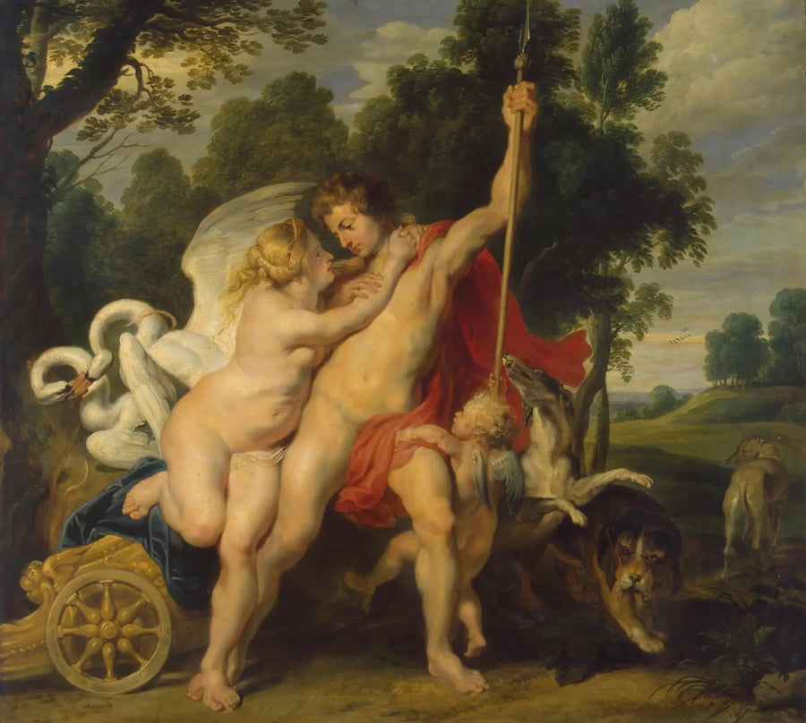 Venus ja Adonis - Peter Paul Rubens