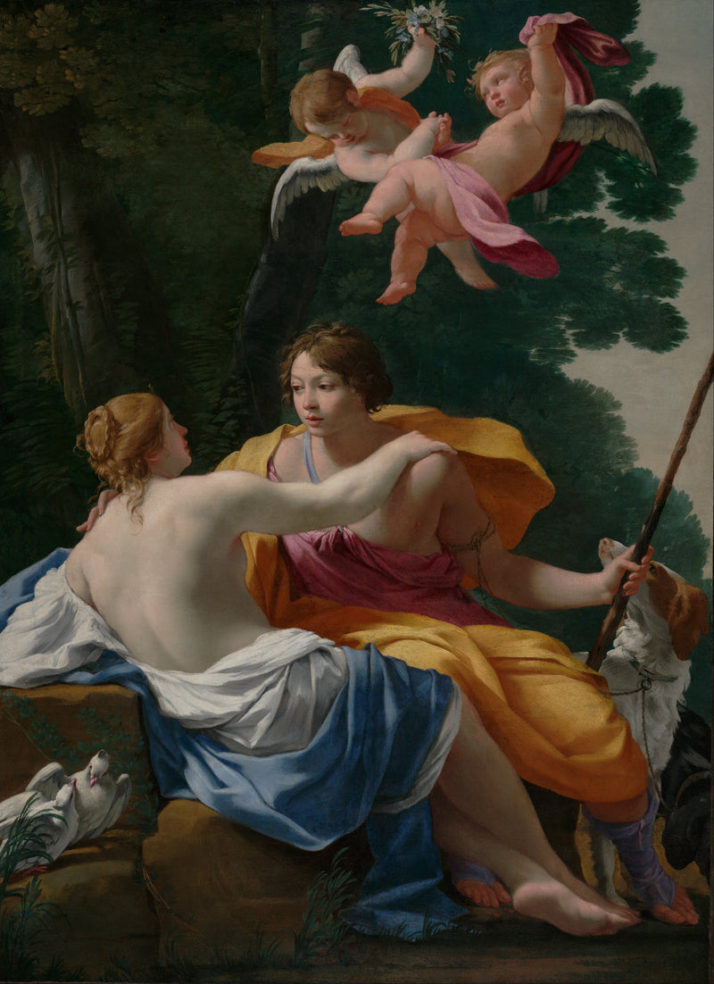 Venus ja Adonis - Simon Vouet
