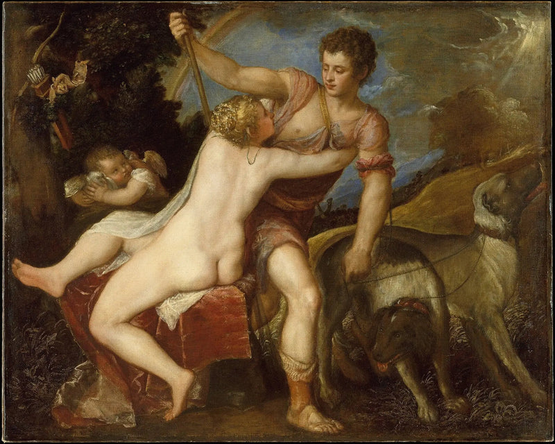 Venus ja Adonis - Titian
