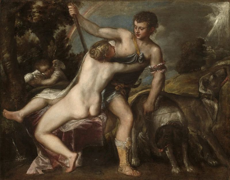 Venus ja Adonis - Titian