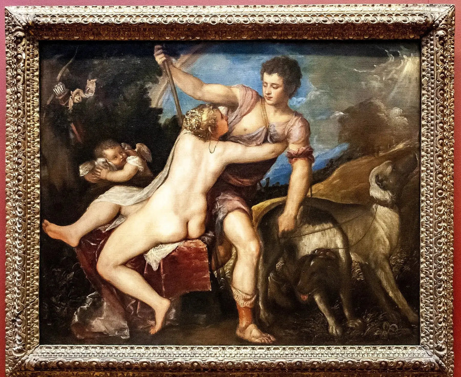 Venus ja Adonis - Titian