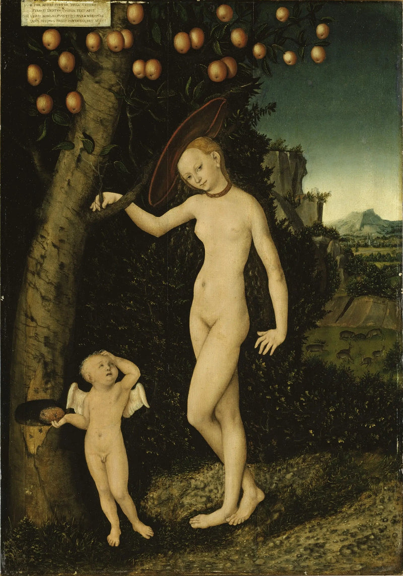 Venus ja Kupidon hunajavarkaina - Lucas Cranach vanhempi