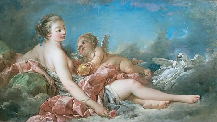 Venus ja Cupido - François Boucher