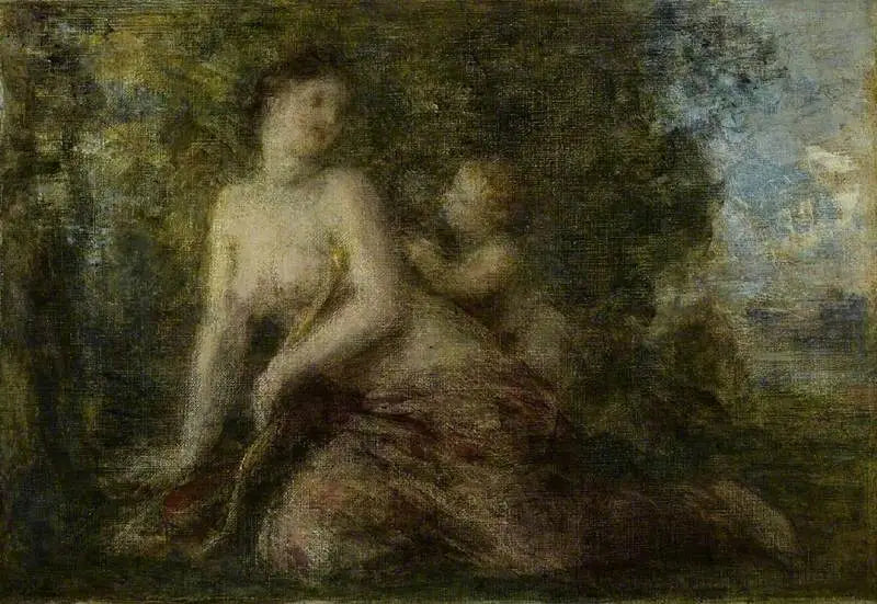 Venus ja Cupido - Henri Fantin-Latour