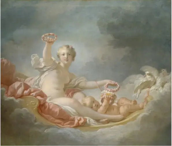 Venus ja Cupido (Päivä) - Jean-Honoré Fragonard