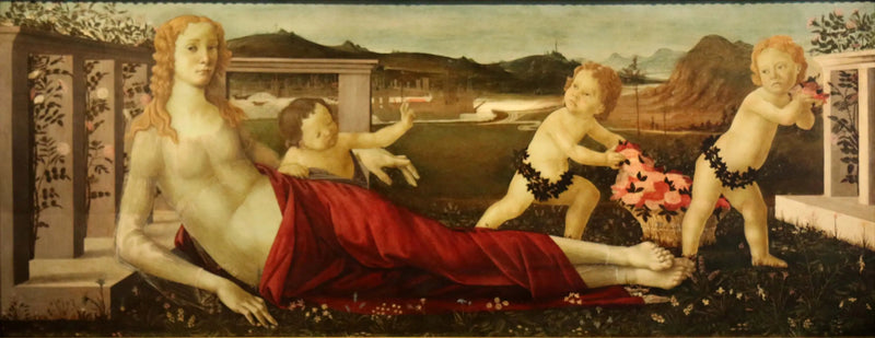 Venus ja kolme puttia - Sandro Botticelli