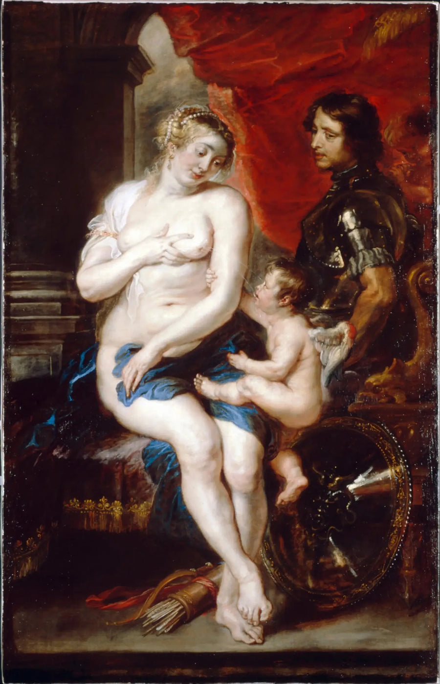 Venus, Mars ja Cupido - Peter Paul Rubens