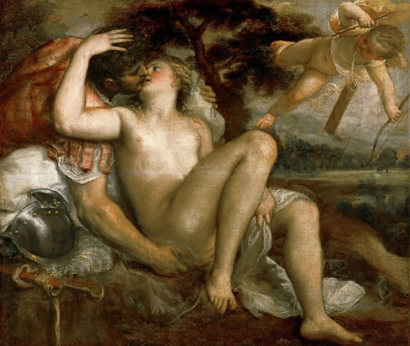 Venus, Mars ja Cupido - Titian