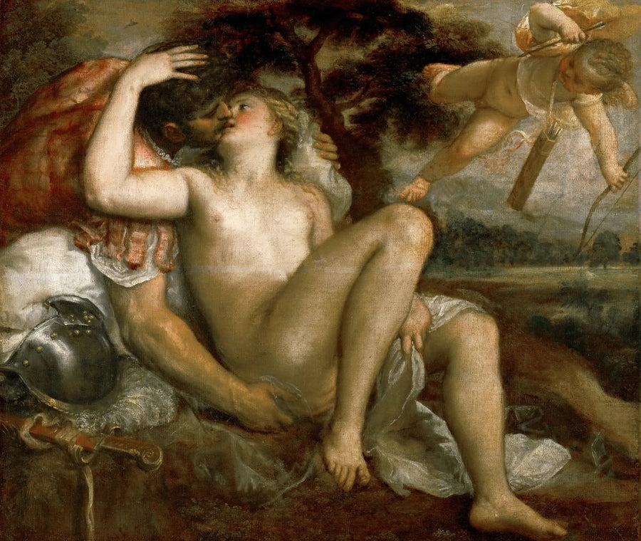Venus, Mars ja Cupido - Titian