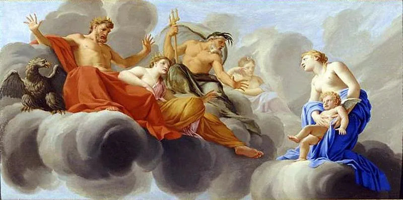 Venus esittää Rakkautta Jupiterille - Eustache Le Sueur