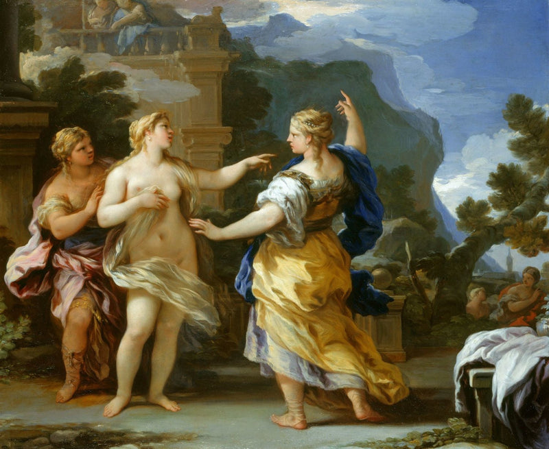 Venus rangaisee Psykettä tahran kanssa - Luca Giordano
