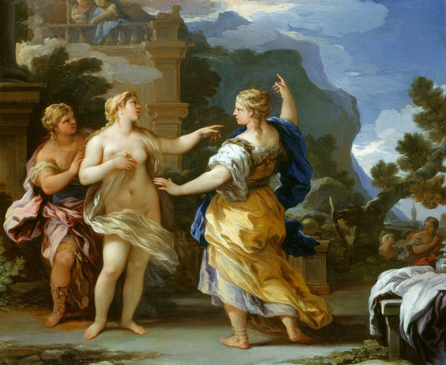 Venus rangaisee Psykettä tahran kanssa - Luca Giordano