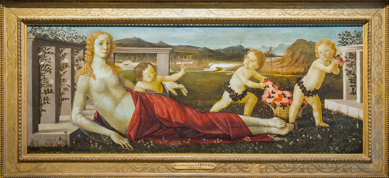 Venus ja kolme puttia - Sandro Botticelli