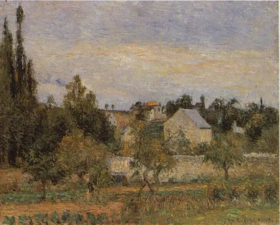 Puutarha Hermitagessa, Pontoise - Camille Pissarro