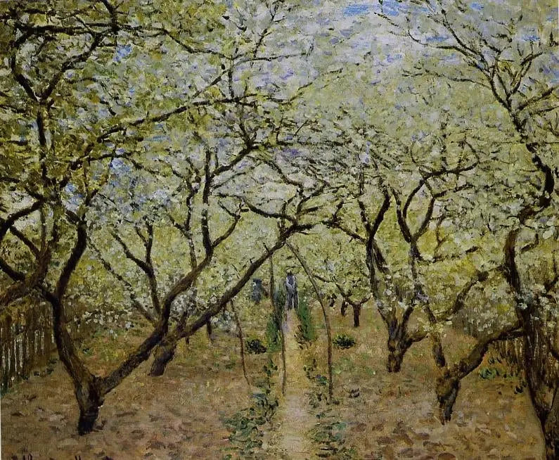 Kukkiva hedelmätarha - Claude Monet
