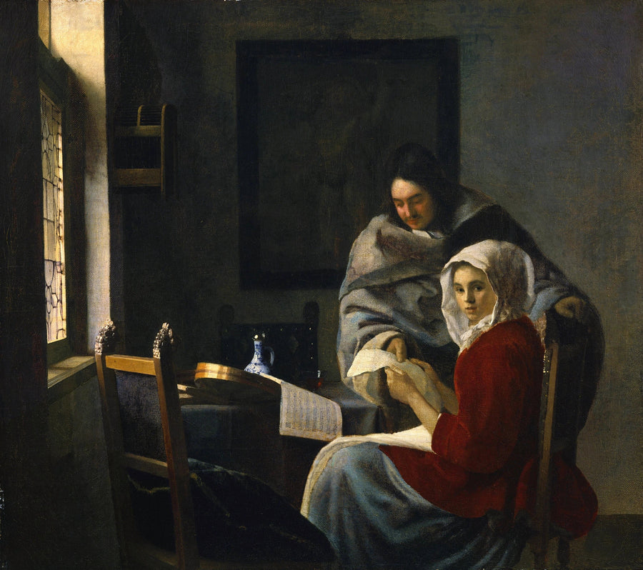 Keskeytetty musiikkitunti - Johannes Vermeer