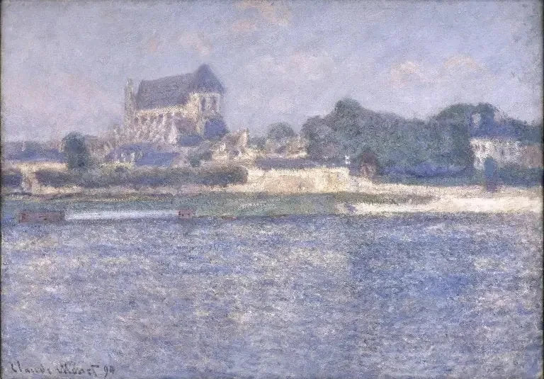 Vernon, aurinko W1386 - Claude Monet