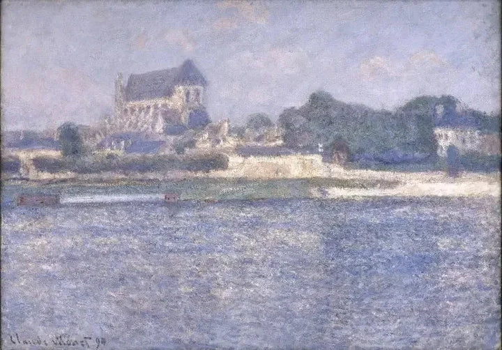 Vernon, aurinko W1386 - Claude Monet