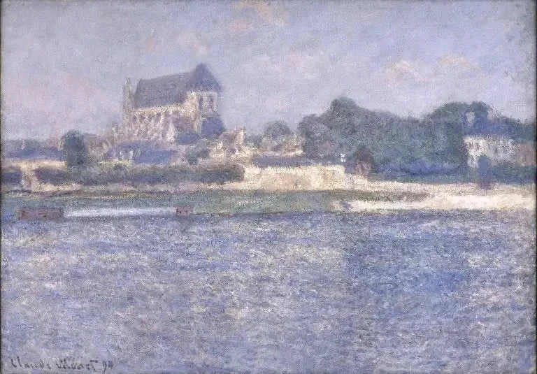 Vernon, aurinko W1386 - Claude Monet