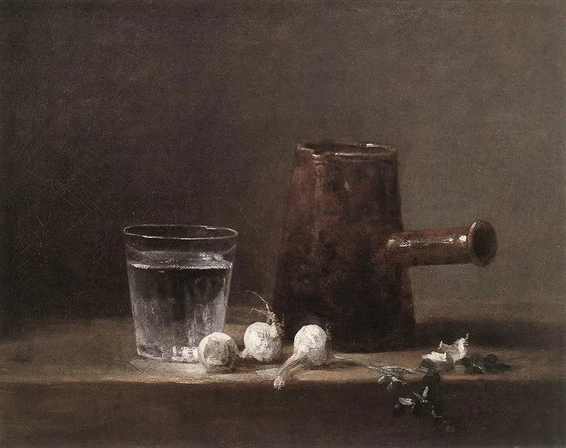 Vesilasi ja kahvinkeitin - Jean Siméon Chardin