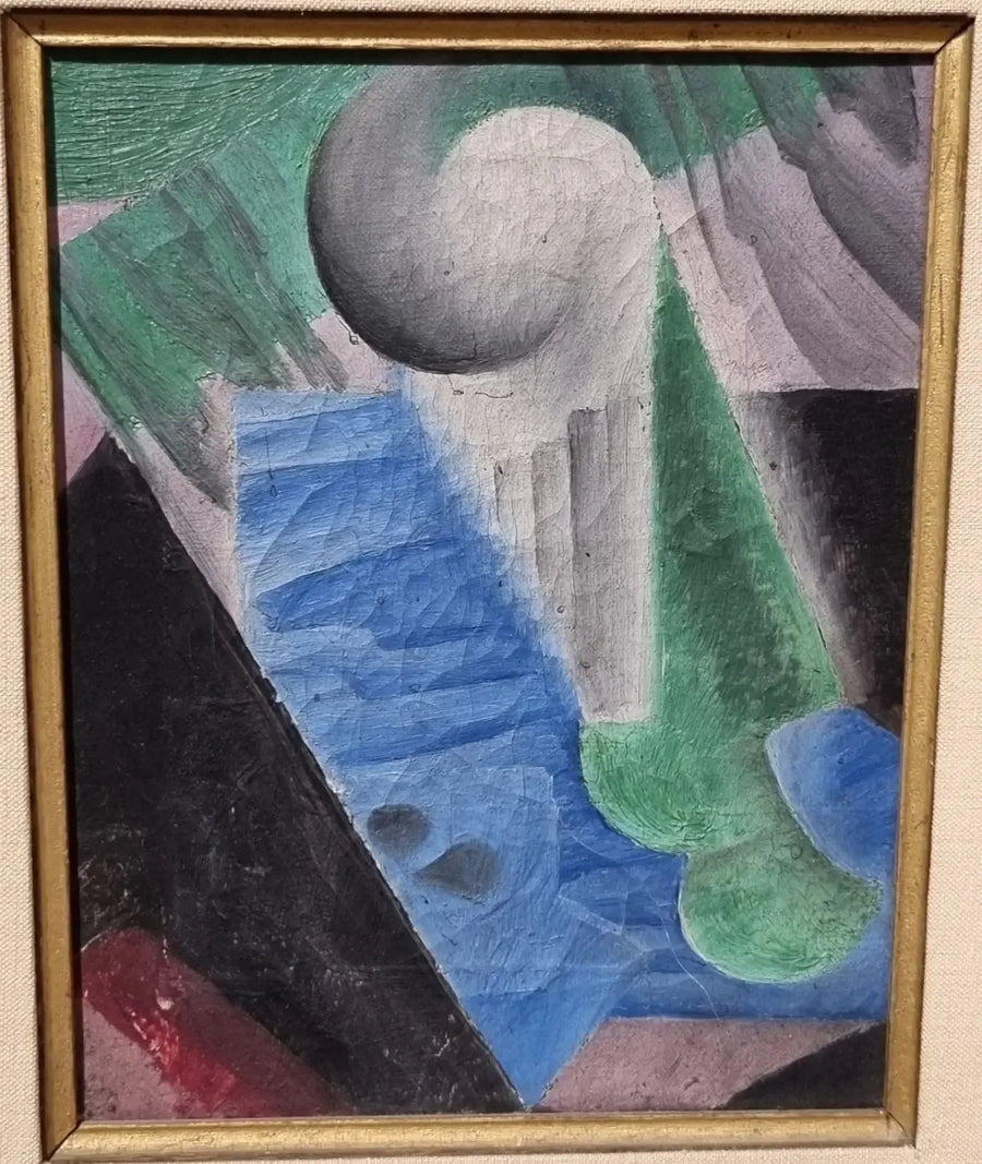 Olutlasi ja pelikortti - Juan Gris