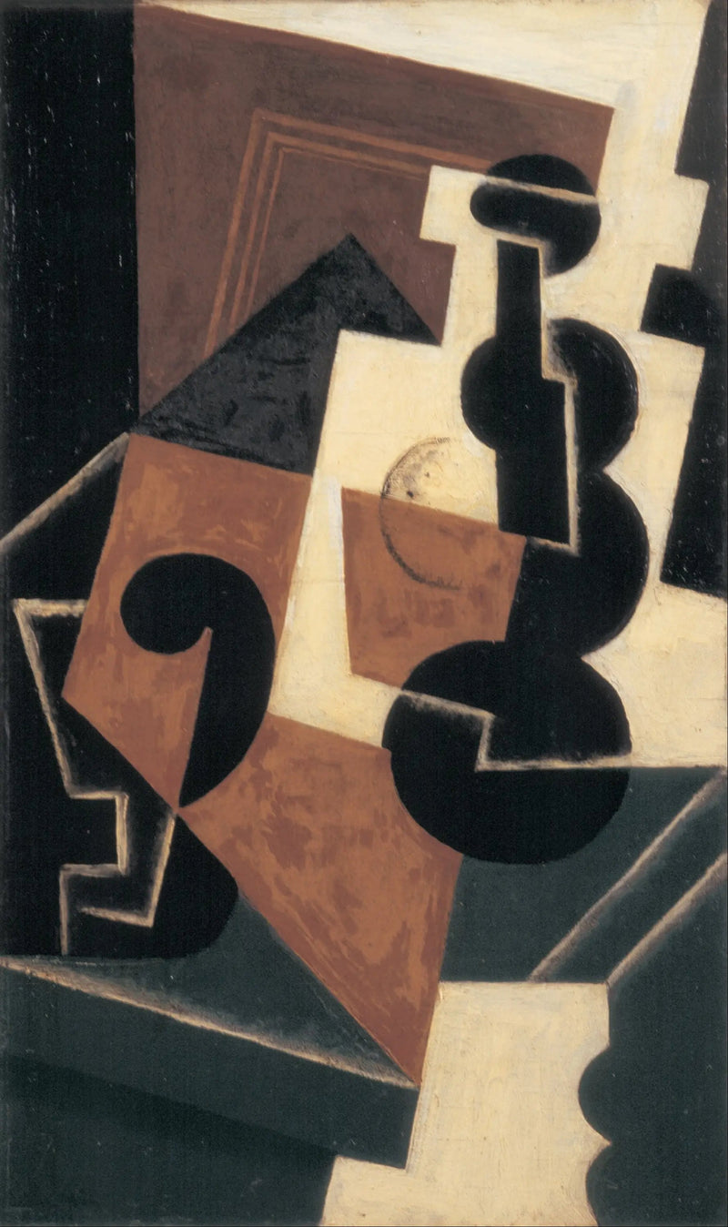 Lasi ja vesipullo - Juan Gris