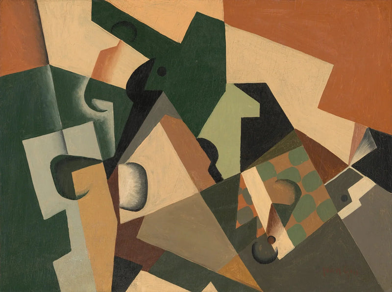 Lasi ja ruudukko - Juan Gris