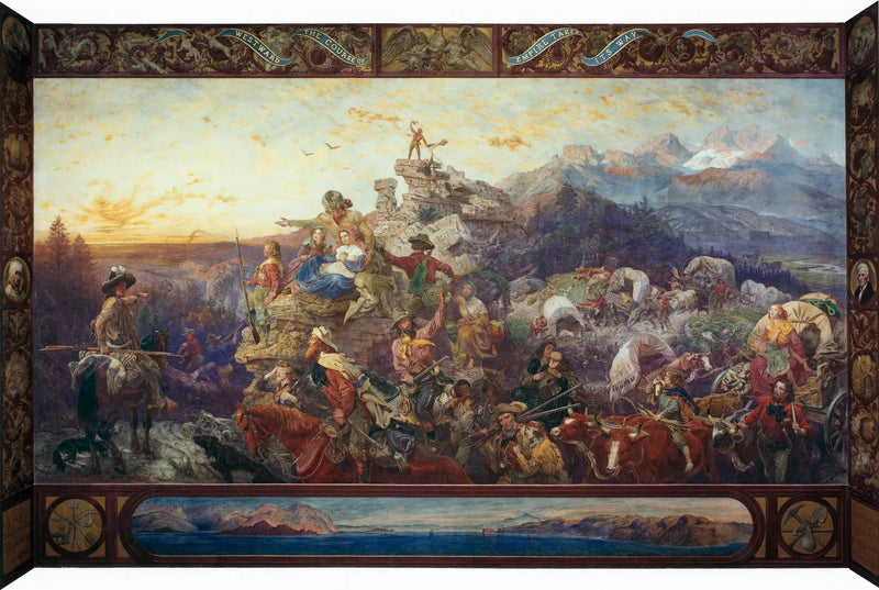 Länteen, imperiumi jatkaa matkaansa - Emanuel Leutze