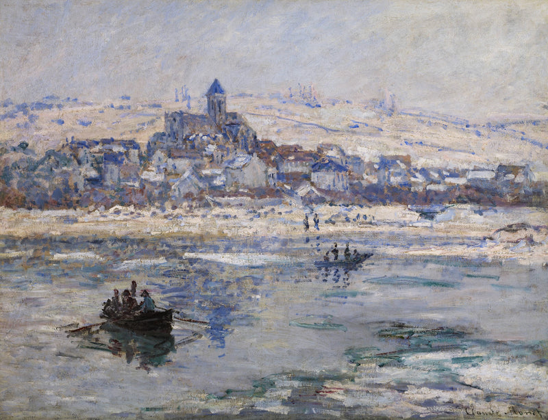 Vétheuil talvella W507 - Claude Monet