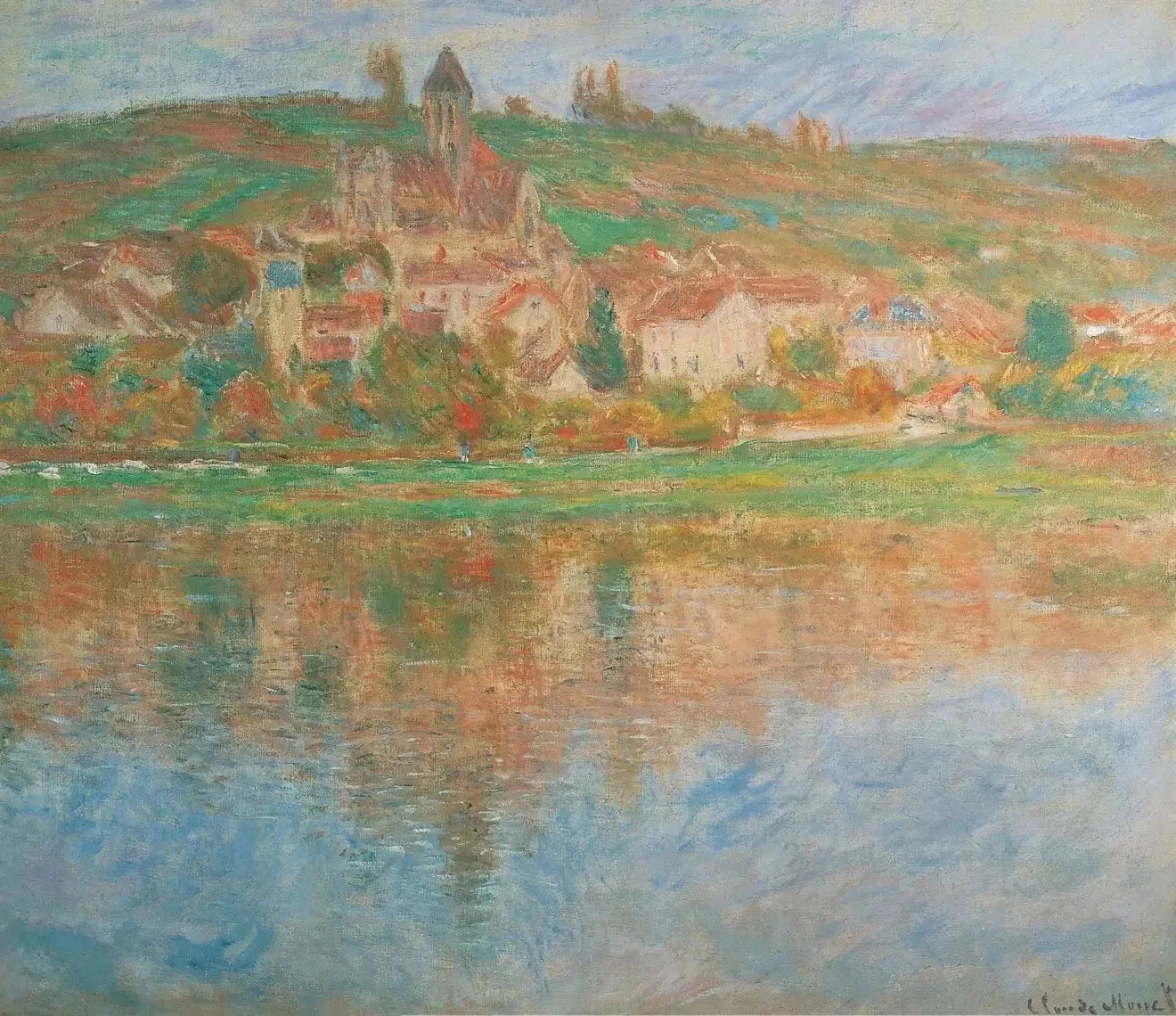 Vétheuil de Claude Monet, 1900–1902 – Von der Heydt Museum G 0238, Wildenstein 1641