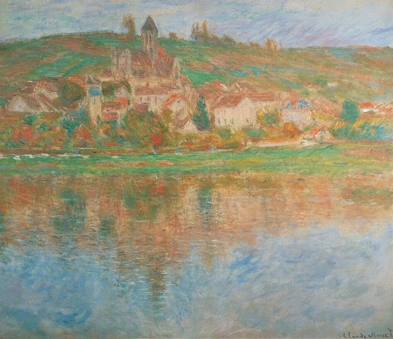Vétheuil Seinen varrella - Claude Monet