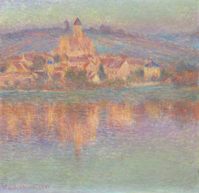 Vétheuil, iltatehoste - Claude Monet