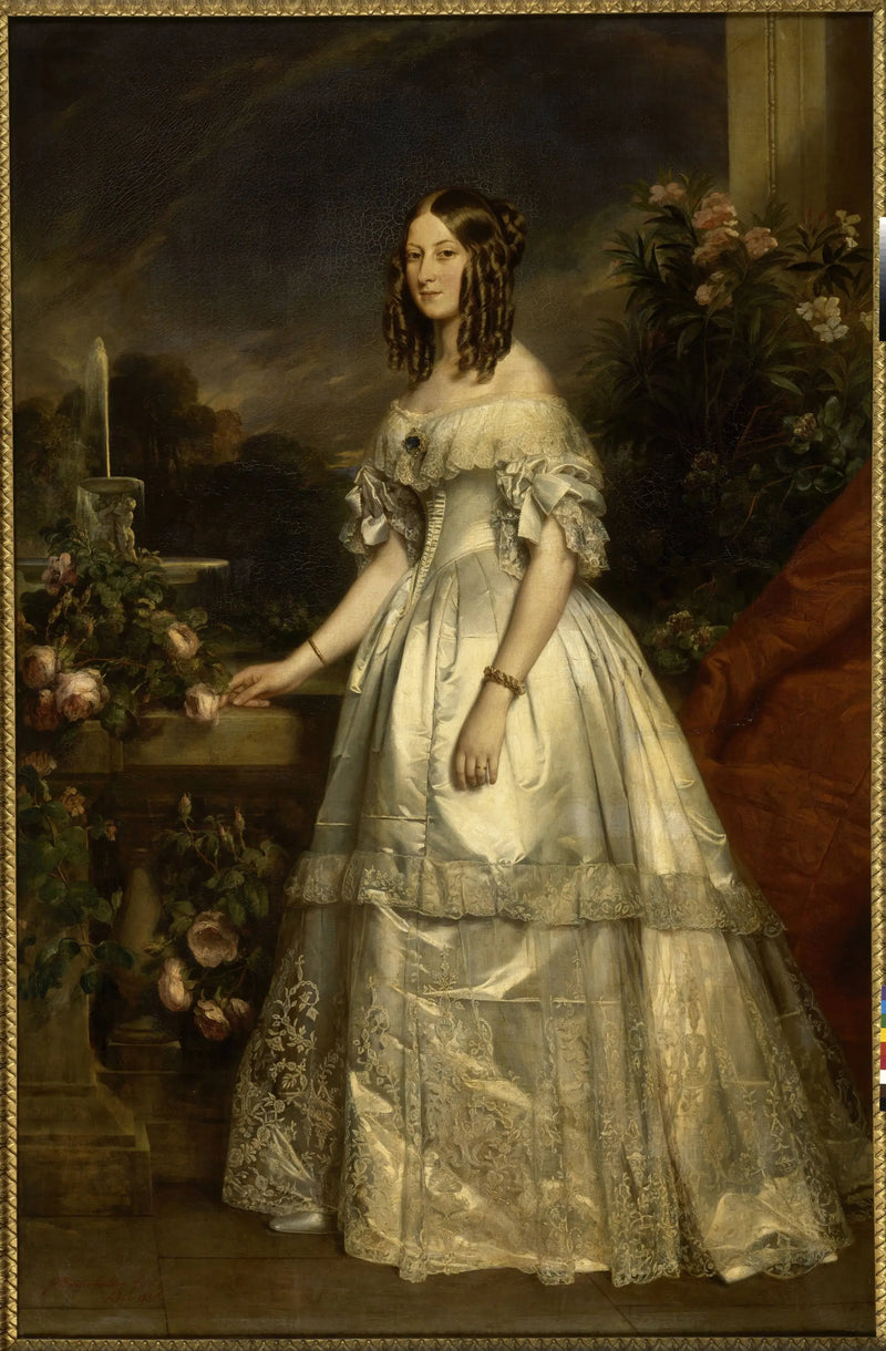 Viktoria Auguste Antoinette von Sachsen-Coburg und Gotha, Herzogin von Nemours - Franz Xaver Winterhalter